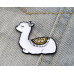 Alpaca Lapel Pin - Cushing